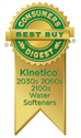 Kinetico water softener is awarded best buy in consumer digest